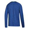 adidas Men's Collegiate Royal Heathered Performance Long-Sleeve Climalite Tee