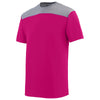 Augusta Sportswear Men's Power Pink/Graphite Heather Challenge T-Shirt