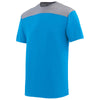Augusta Sportswear Men's Power Blue/Graphite Heather Challenge T-Shirt