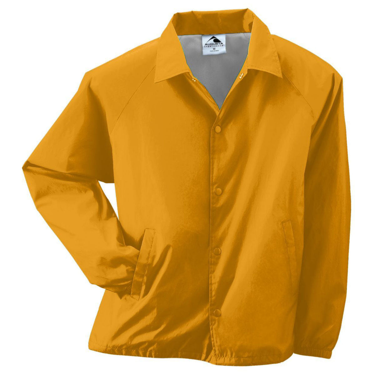 Augusta Sportswear Men's Nylon Coach's Jacket/Lined, Navy, Small