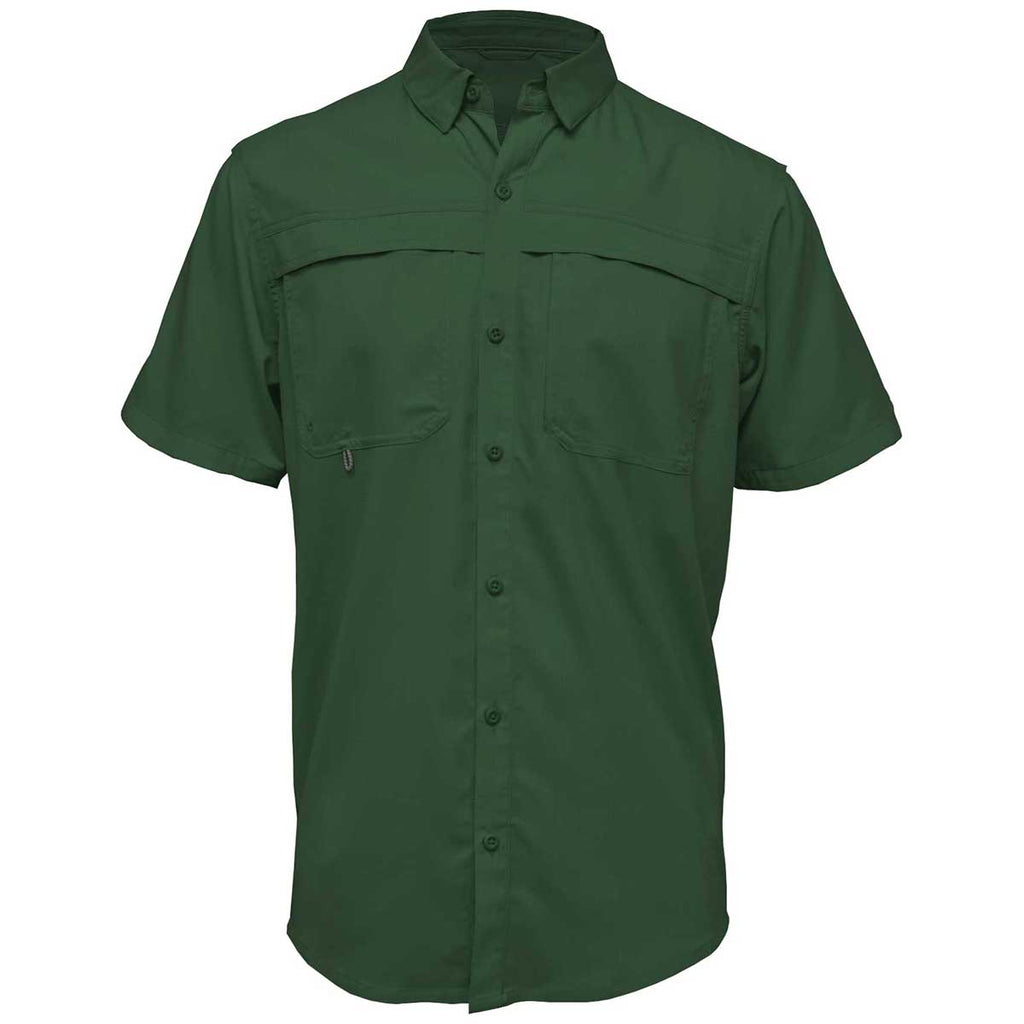 GH Bass Vented Fishing Shirt Men's Medium Green