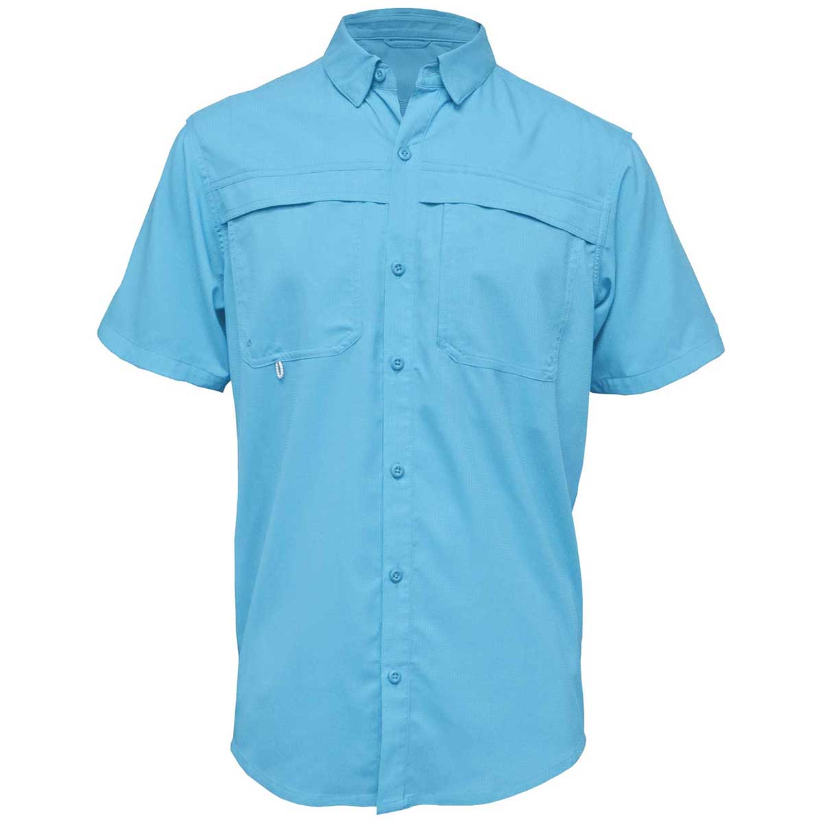 BAW Fishing Shirt Men's SS Wholesale - Royal Blue