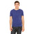 Bella + Canvas Men's Navy Triblend Short-Sleeve Henley