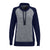 Vantage Women's Grey Spacedye/Navy Blocked Pullover