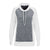 Vantage Women's Grey Spacedye/White Blocked Pullover