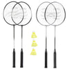 Escalade Sports Black Triumph Sports - 4-Player Badminton Racket Set