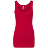 Next Level Women's Red Jersey Tank Top