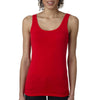 Next Level Women's Red Jersey Tank Top