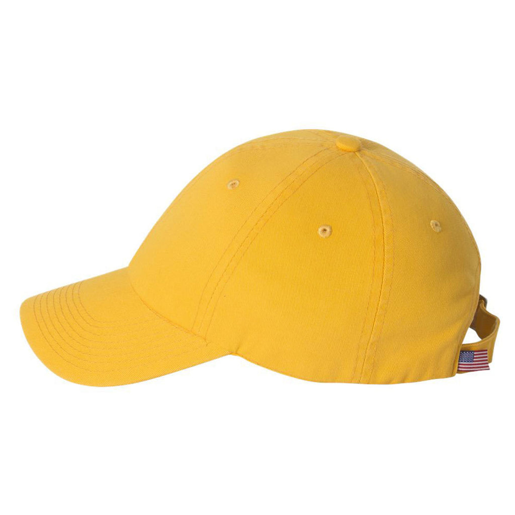 Bayside Men's Gold USA-Made Unstructured Cap