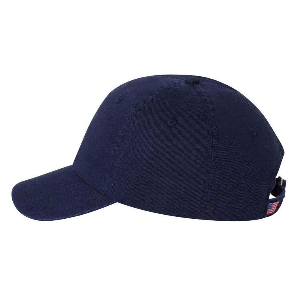 Bayside Men's Navy USA-Made Unstructured Cap