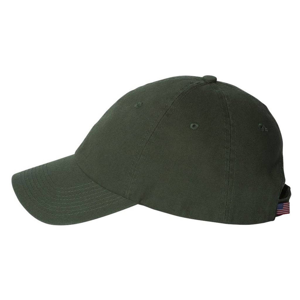 Bayside Men's Olive USA-Made Unstructured Cap