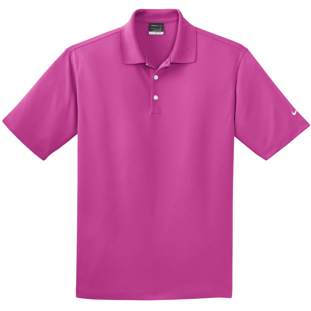 Nike Golf Men's Bright Pink Dri-FIT S/S Micro Pique Polo