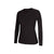 adidas Women's Black Heather Climalite Long Sleeve Tee