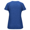 adidas Women's Royal Heathered Climalite Short Sleeve Tee