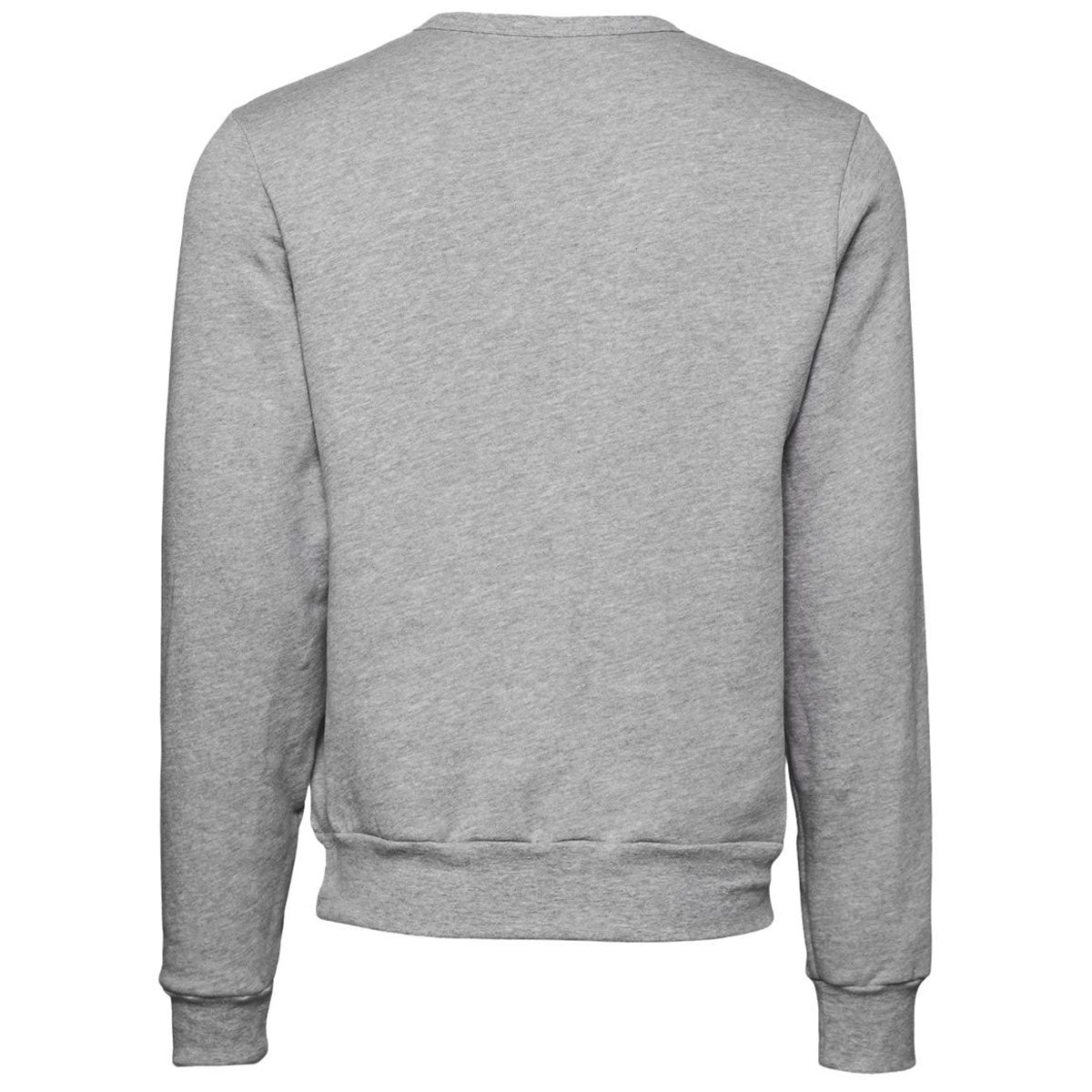 Bella + Canvas Unisex Athletic Heather Sponge Fleece Classic Crewneck  Sweatshirt