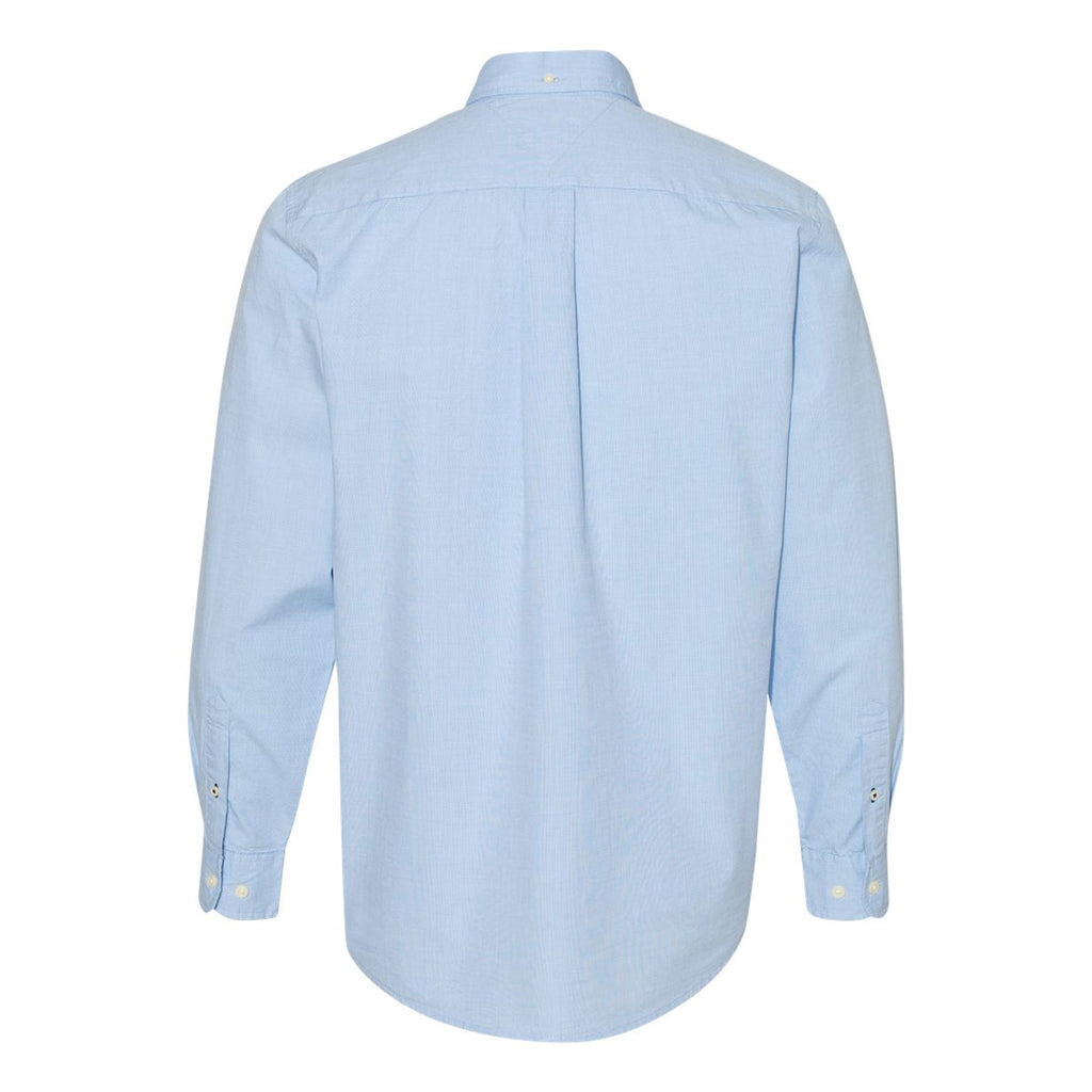 Tommy Hilfiger Men's Collection Blue Capote End-on-End Chambray Shirt