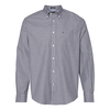 Tommy Hilfiger Men's Grey/Black 100s Two-Ply Gingham Shirt