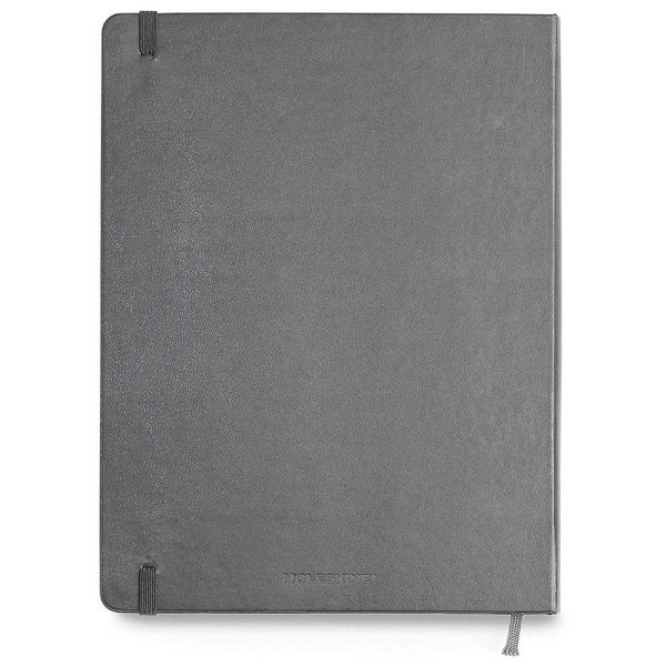 Moleskine Slate Grey Hard Cover Ruled Extra Large Notebook (7.5x9.75)