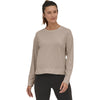 Patagonia Women's Shroom Taupe Long-Sleeved Glorya Twist Top