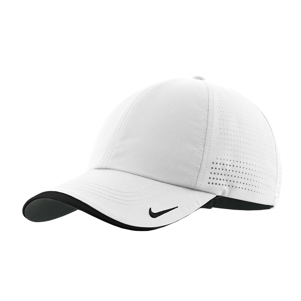 Nike Golf White Dri-FIT Swoosh Perforated Cap