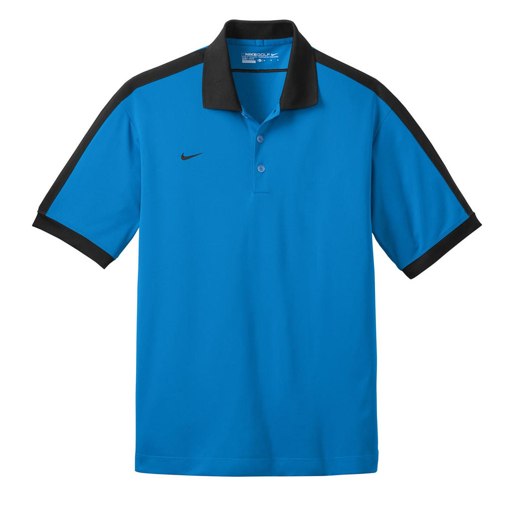 Nike Golf Men's Blue/Black Dri-FIT N98 Polo