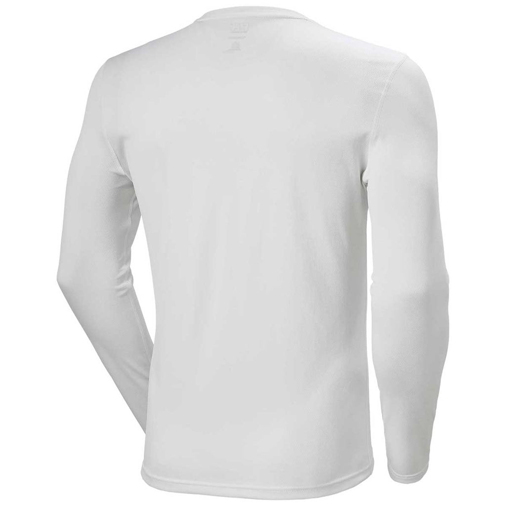 Helly Hansen Men's White Lifa Active Solen Long Sleeve T-Shirt