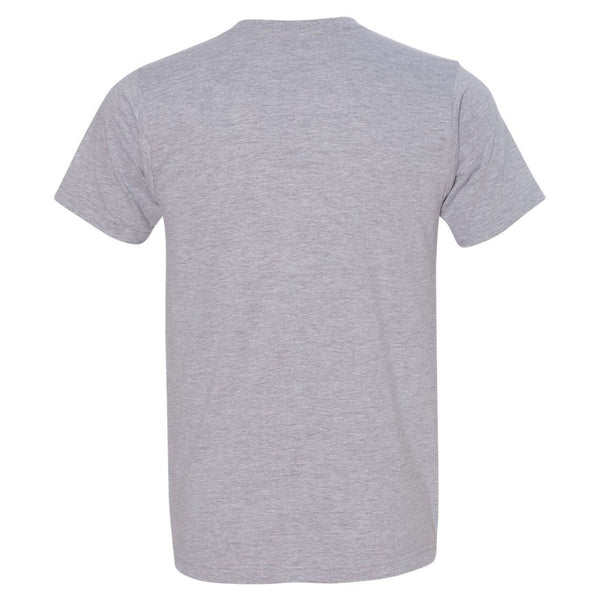 Bayside Unisex Heather Grey USA-Made Ringspun 50/50 Heather T-Shirt