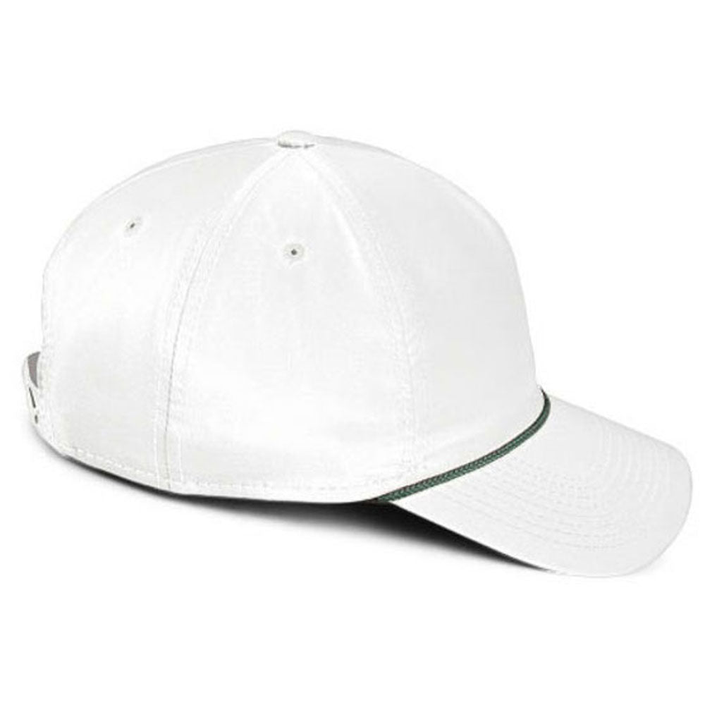 Rope Hat - White with green logo