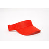 Pacific Headwear Orange Adjustable Woven Cotton Visor