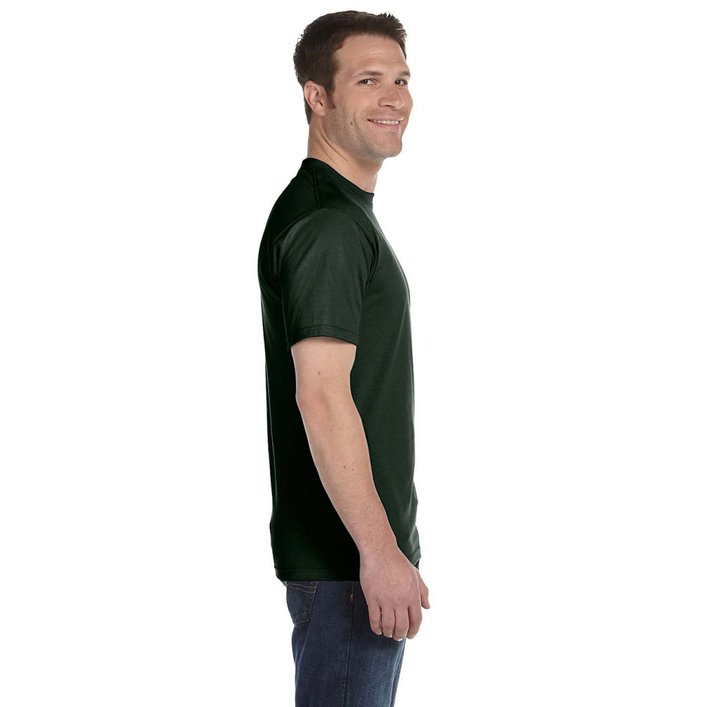 Hanes Men's 5.2 Oz. ComfortSoft Cotton Long-Sleeve T-Shirt Black