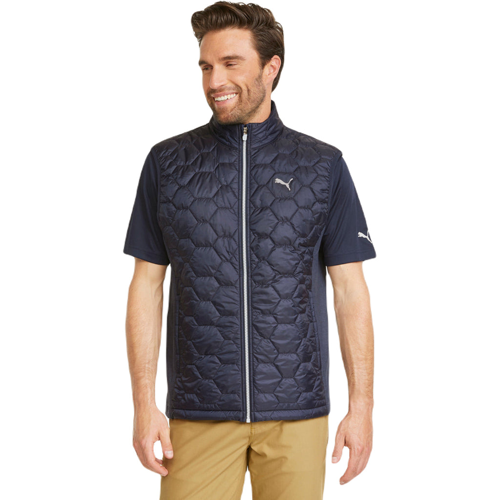 Puma Golf Men's Navy Blazer Cloudspun Warm Label Vest