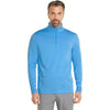 Puma Golf Men's Azure Blue Cloudspun Grey Label Quarter Zip