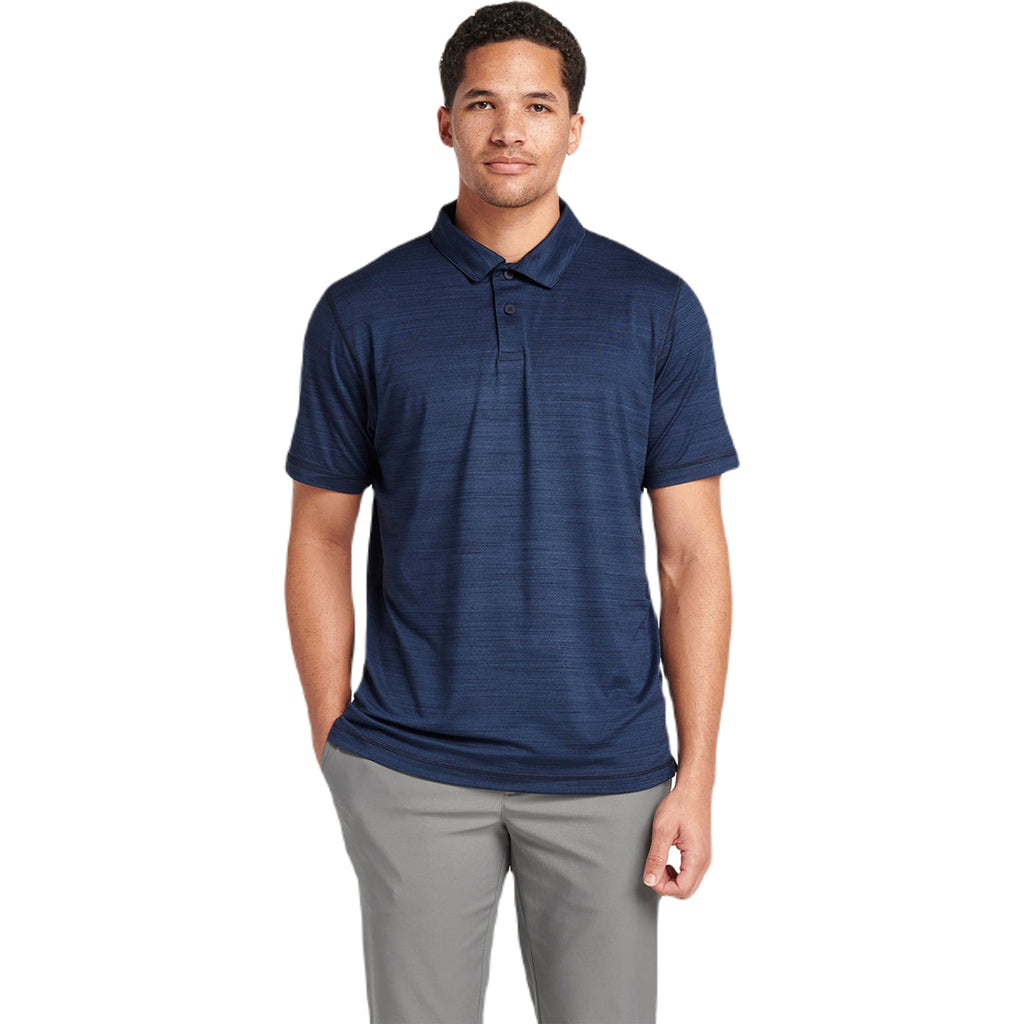 Puma Golf Men's Navy Blazer Heather Cloudspun GRYLBL Polo