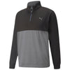 Puma Golf Men's Puma Black/Quite Shade Gamer Quarter Zip