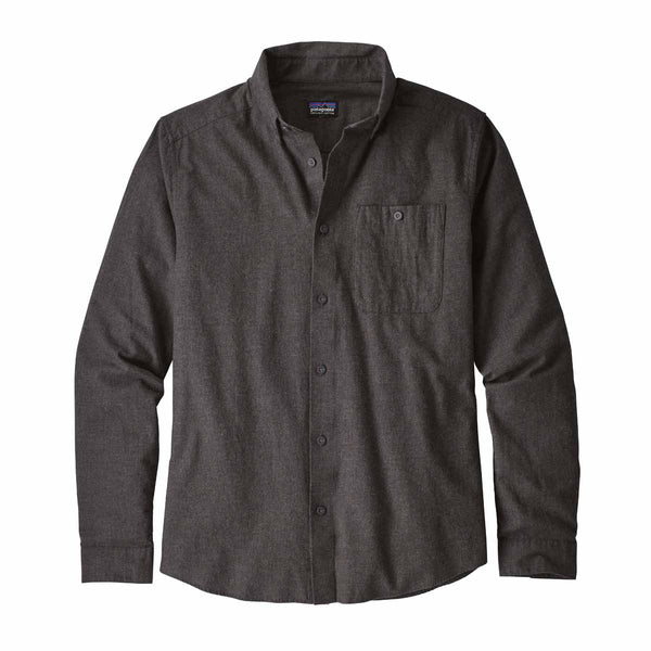 Patagonia Men's Forge Grey Long Sleeve Vjosa River Pima Cotton Shirt