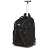 High Sierra Black Freewheel Wheeled Computer Backpack