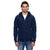 American Apparel Unisex Navy California Fleece Zip Hoodie