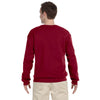 Jerzees Men's Cardinal 8 Oz. Nublend Fleece Crew