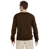 Jerzees Men's Chocolate 8 Oz. Nublend Fleece Crew