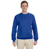 Jerzees Men's Royal 8 Oz. Nublend Fleece Crew