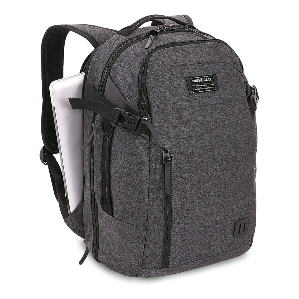 Swissgear Heather Grey Getaway Weekend Laptop Backpack