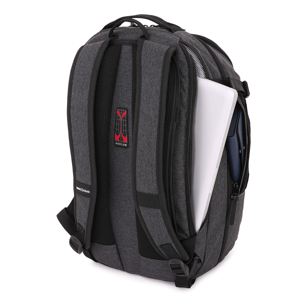 Swissgear Heather Grey Getaway Weekend Laptop Backpack