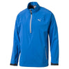 Puma Golf Men's French Blue Long Sleeve Rain Golf Popover