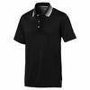 Puma Golf Men's Black Executive Golf Polo