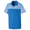 Puma Golf Youth Electric Blue Lemonade Clubhouse Polo