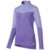 Puma Golf Women's Sweet Lavender Evoknit Golf Quarter Zip