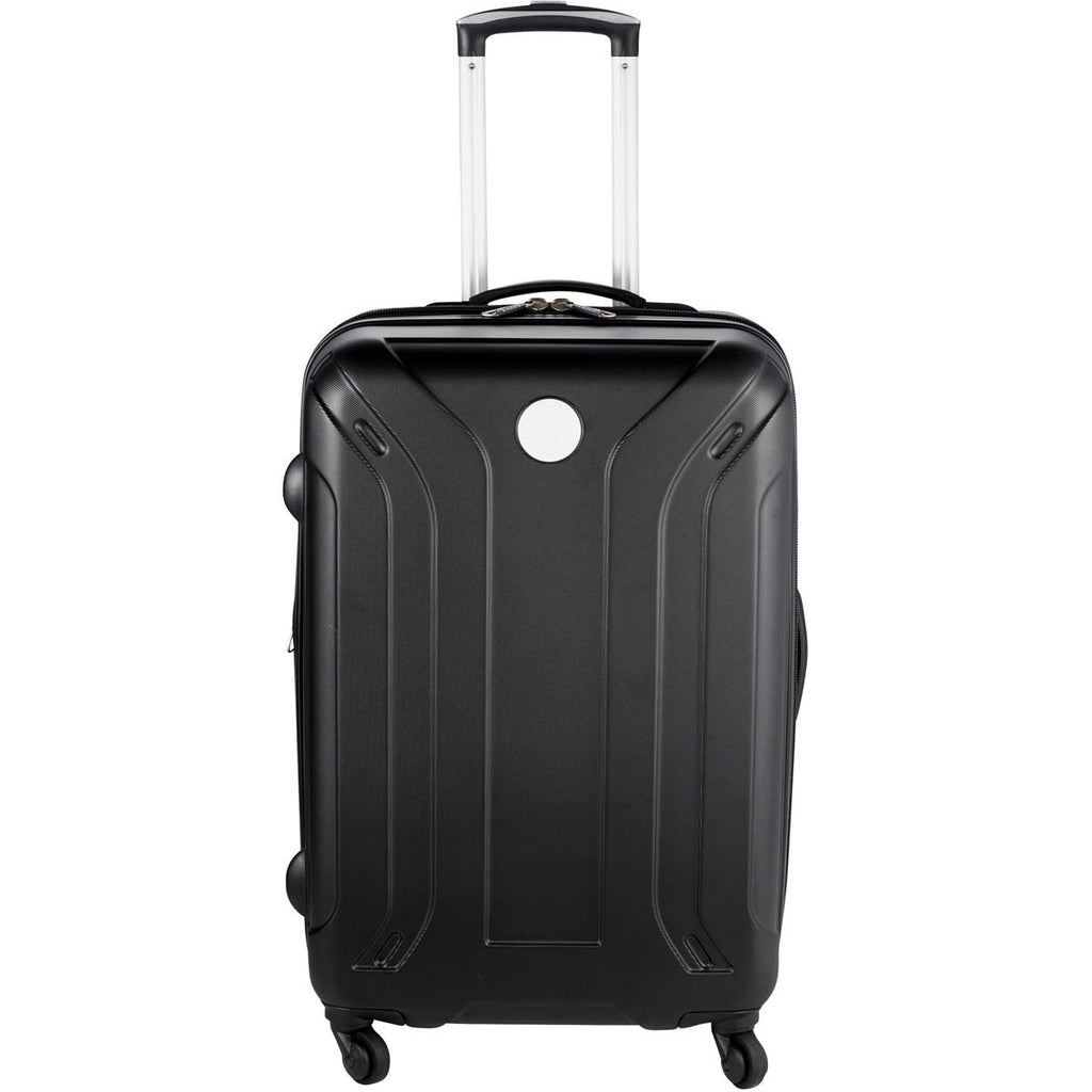 Luxe Black 24" Hardside 4-Wheeled Spinner Luggage