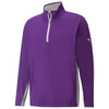 Puma Golf Men's Tillandsia Purple Gamer Golf 1/4 Zip