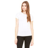 Bella + Canvas Women's White Jersey Short-Sleeve T-Shirt