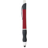 Scripto Red Metallic Bubble Grip Ballpoint Stylus